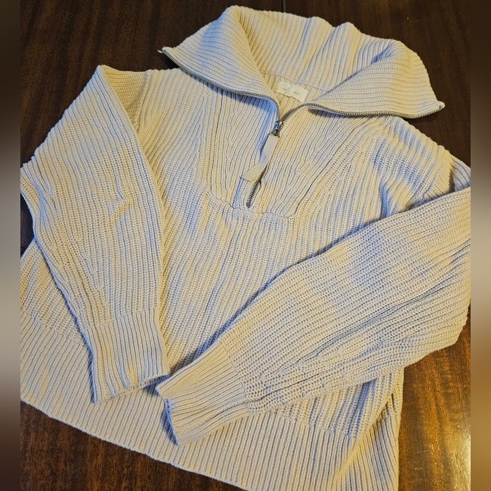 Lou & Grey Quarter Zip Sweater